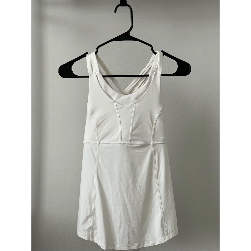 Lululemon Built in Bra Tank - white